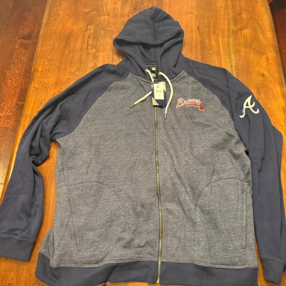 Fanatics Atlanta Braves Darius Rucker Full Zip Hoodie NWT Men’s Size 3XL